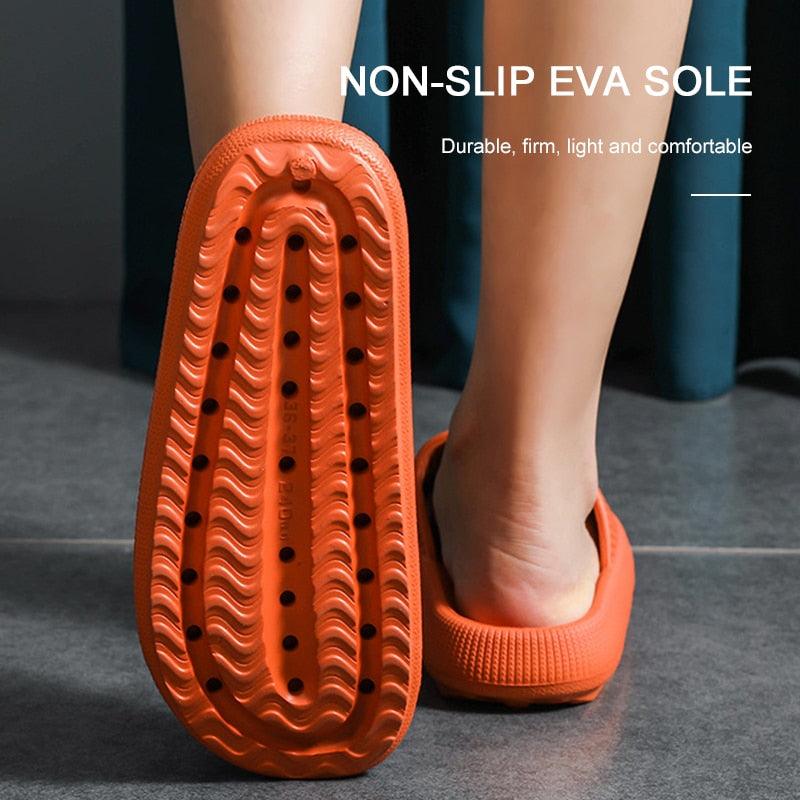 Premium Thick Platform Slippers for Women - Soft EVA Indoor Slides