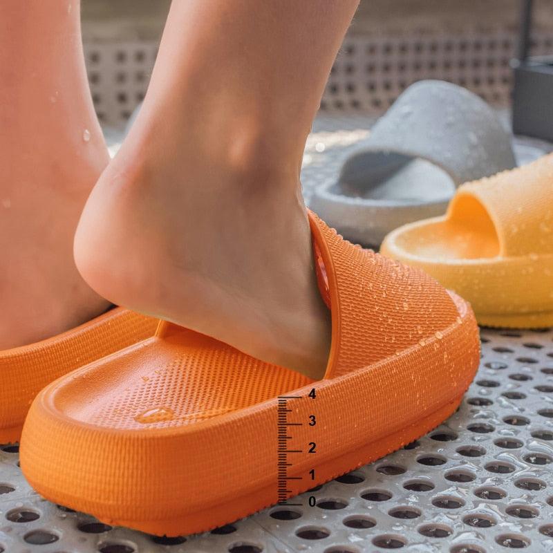 Premium Thick Platform Slippers for Women - Soft EVA Indoor Slides