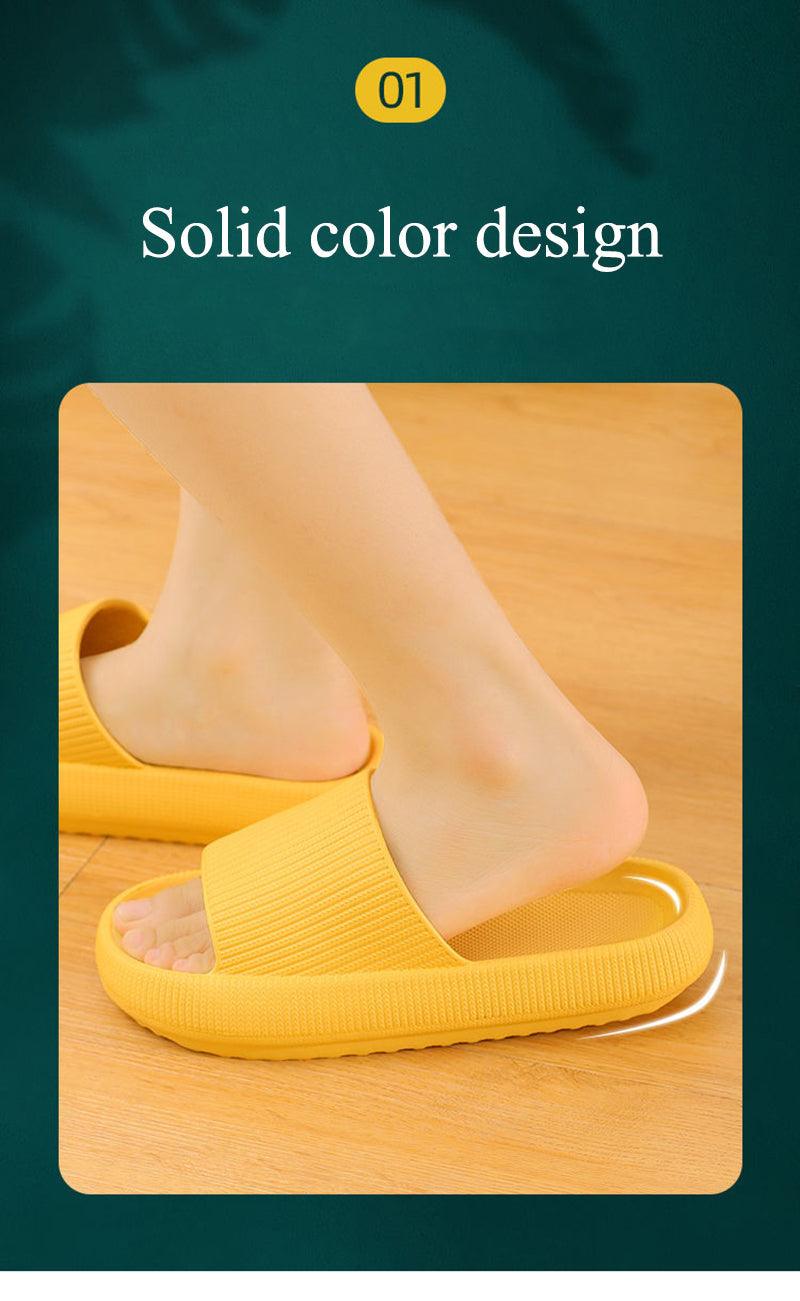 Premium Thick Platform Slippers for Women - Soft EVA Indoor Slides