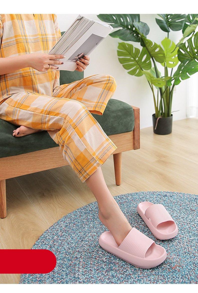 Premium Thick Platform Slippers for Women - Soft EVA Indoor Slides