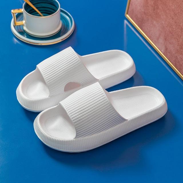 Premium Thick Platform Slippers for Women - Soft EVA Indoor Slides