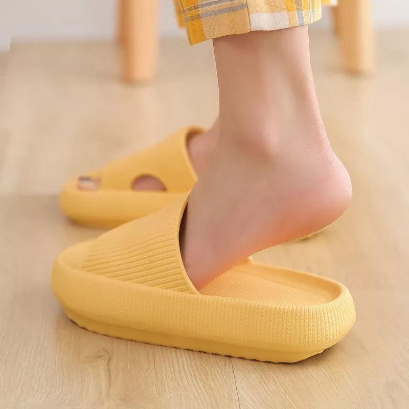 Premium Thick Platform Slippers for Women - Soft EVA Indoor Slides