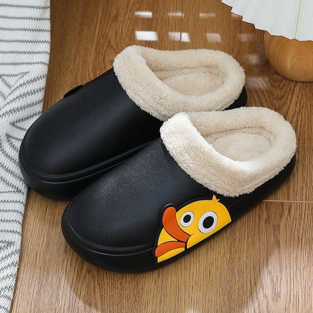 Cozy Thick Platform Winter Slippers for Women