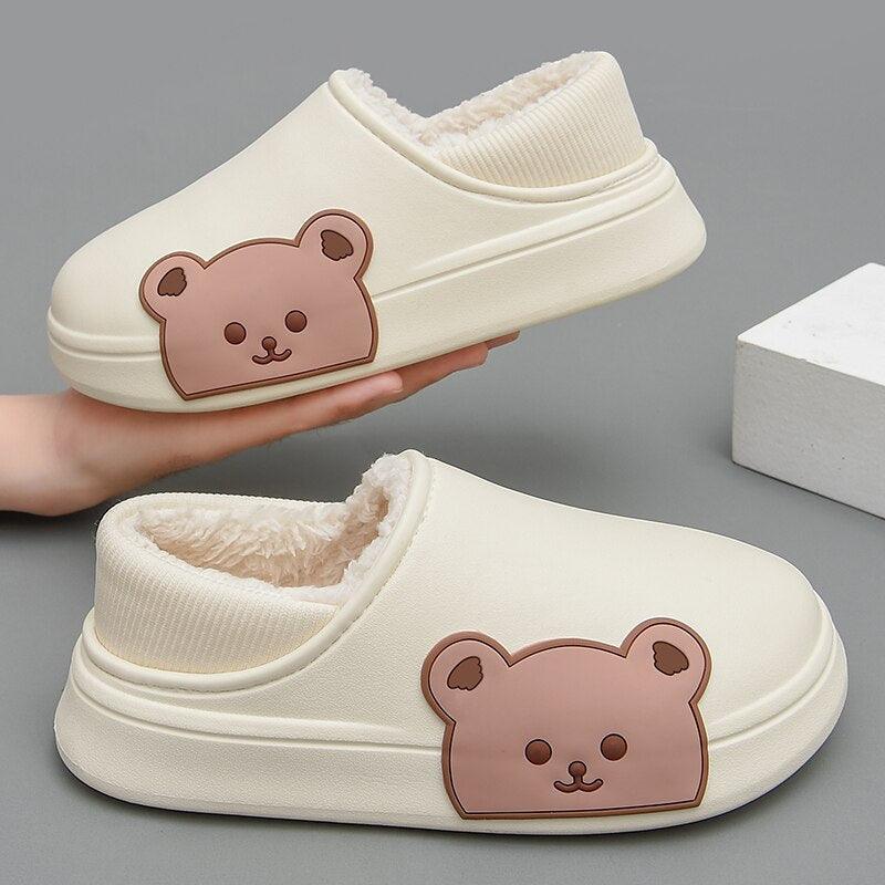 Cozy Thick Platform Winter Slippers for Women