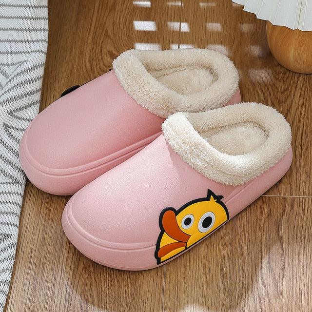 Cozy Thick Platform Winter Slippers for Women