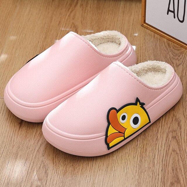 Cozy Thick Platform Winter Slippers for Women