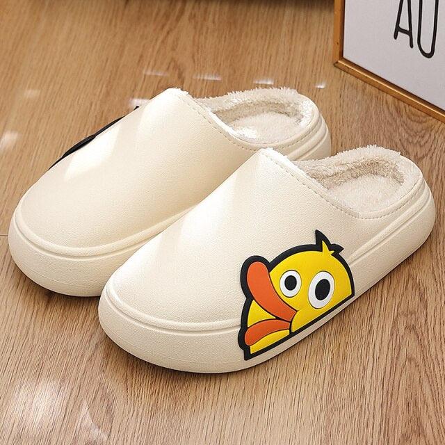 Cozy Thick Platform Winter Slippers for Women