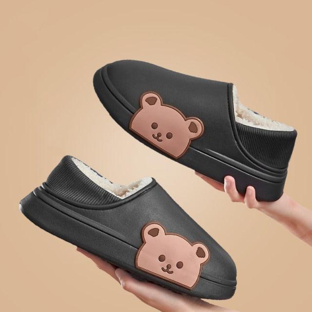 Cozy Thick Platform Winter Slippers for Women