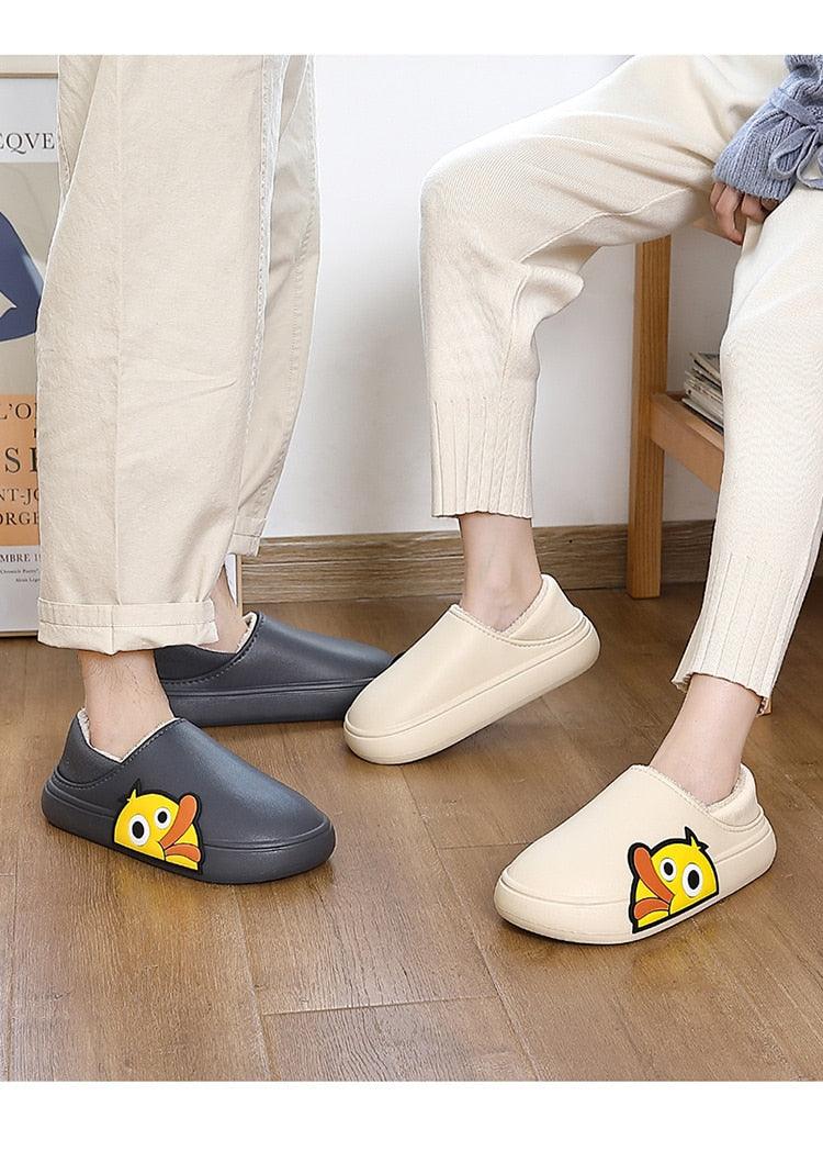 Cozy Thick Platform Winter Slippers for Women