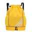 Thickened backpack, large capacity, ultra-light dry and wet separation sports swimming bag, drawstring training backpack - Korvel