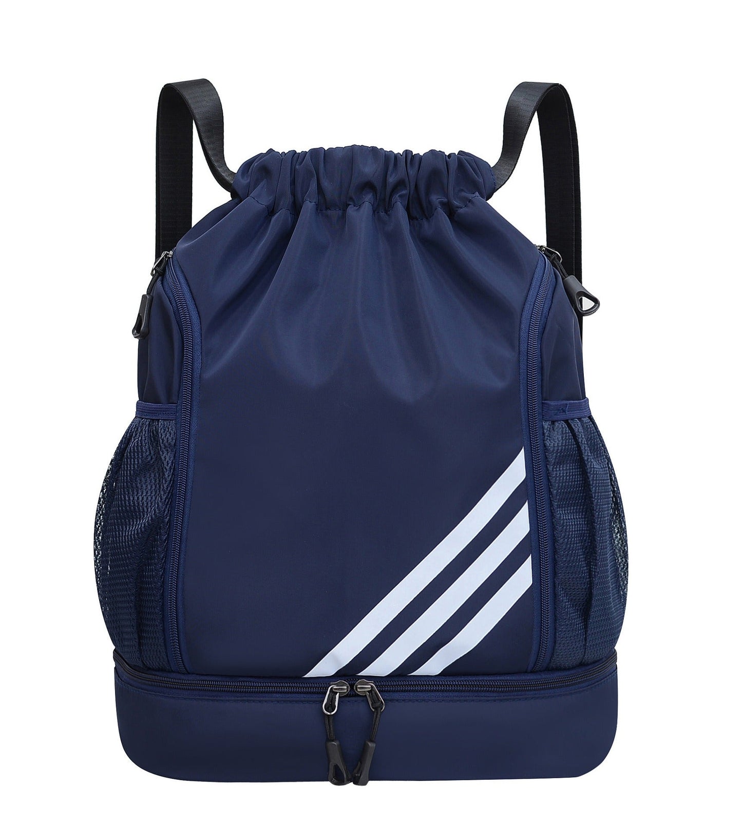 Thickened backpack, large capacity, ultra-light dry and wet separation sports swimming bag, drawstring training backpack - Korvel