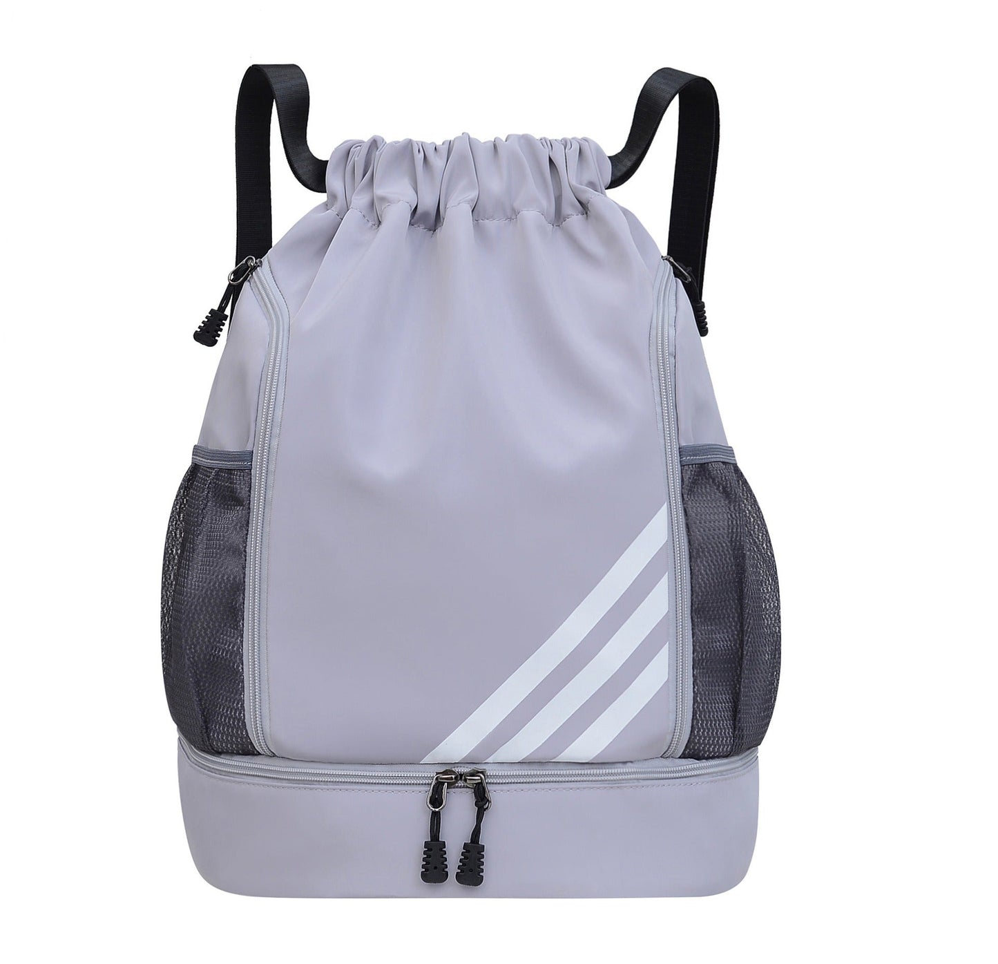 Thickened backpack, large capacity, ultra-light dry and wet separation sports swimming bag, drawstring training backpack - Korvel