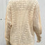 Thin knit short casual hollow cardigan - Korvel