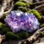 Tranquil Cypress Mist Amethyst Crystal Candle | 9oz Coconut-Soy Blend - Korvel