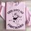 No es mi primer rodeo, sudadera de Santa