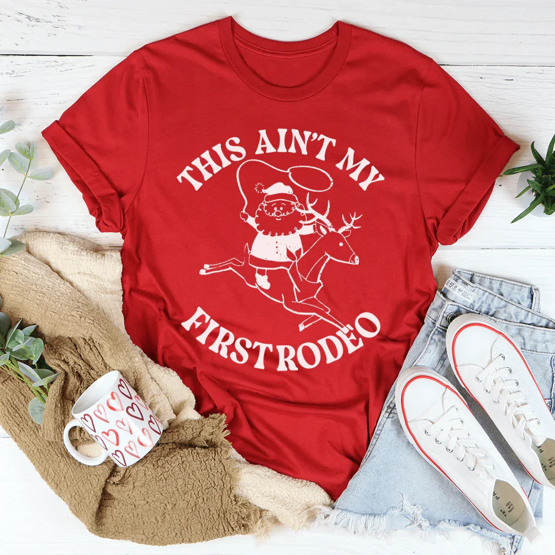 Esta No Es Mi Primera Camiseta de Santa