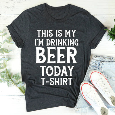Esta es mi camiseta de cerveza para beber hoy