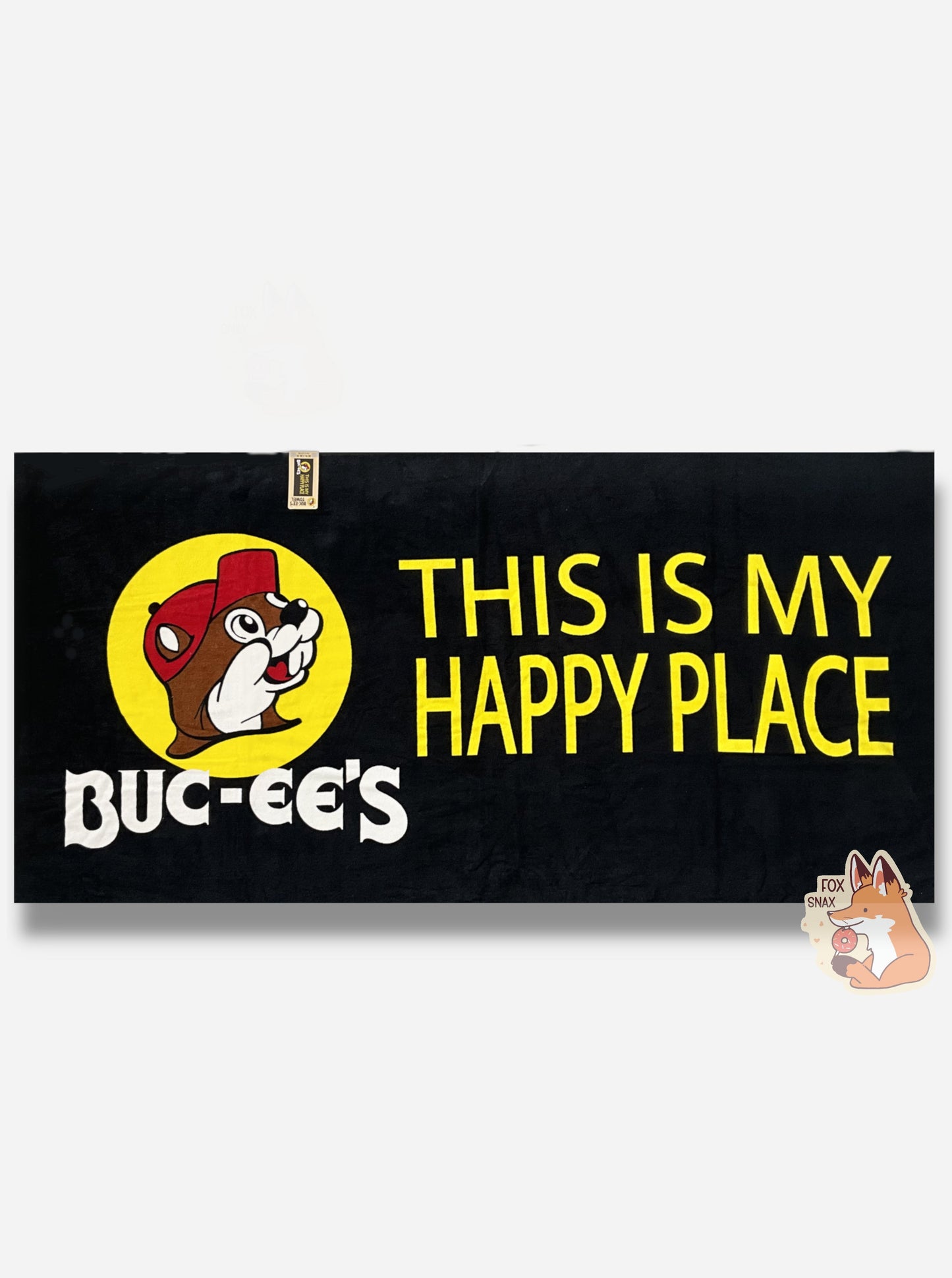 Toalla de Playa Buc-ee's Este Es Mi Lugar Feliz