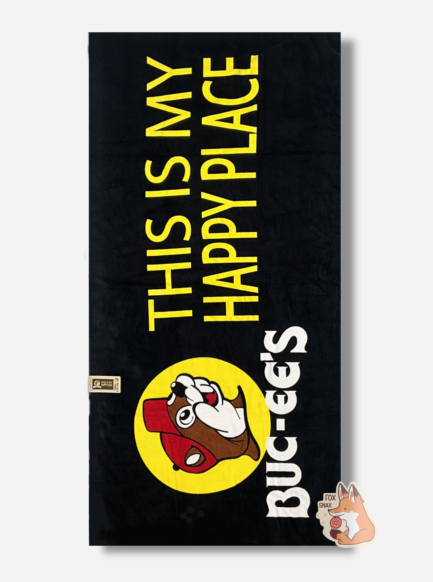 Toalla de Playa Buc-ee's Este Es Mi Lugar Feliz