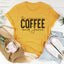 Esta Mamá Funciona Con Café Y Jesús Camiseta