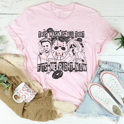 Esta máscara es todo lo que me queda ahora mismo Camiseta de Halloween