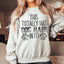 Esta sudadera tiene pelo de perro