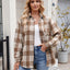 Thousand bird plaid button down flannel shirt - Korvel