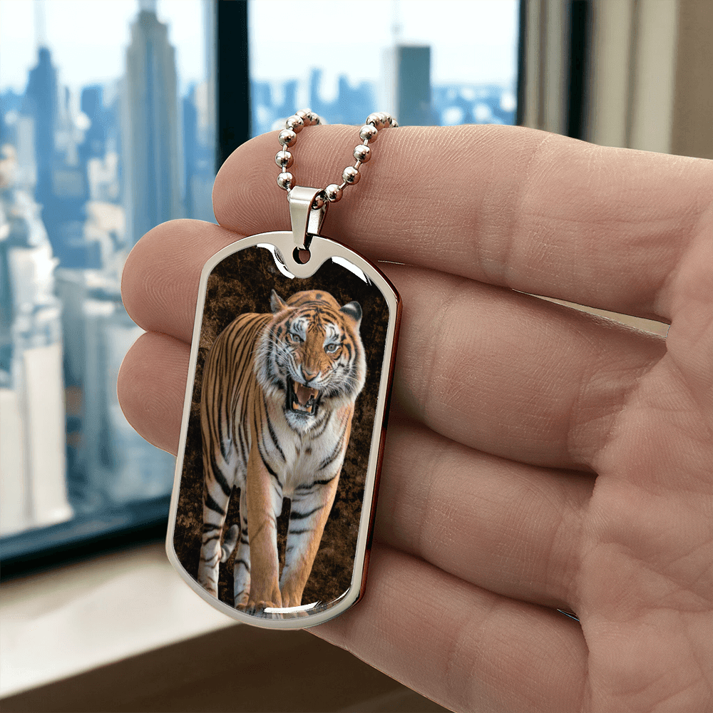 Majestic Tiger Pendant Necklace - Korvel
