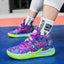 Three ball, third-generation purple MB.03 men's and women's indoor and outdoor shock-absorbing and anti slip basketball shoes - Korvel