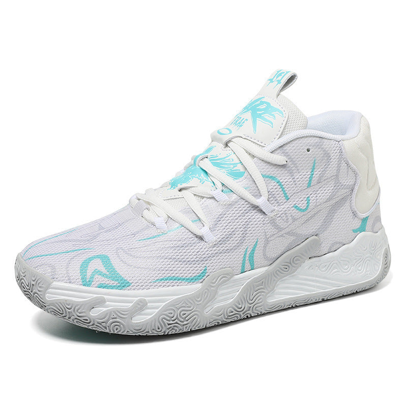 Three ball, third-generation purple MB.03 men's and women's indoor and outdoor shock-absorbing and anti slip basketball shoes - Korvel