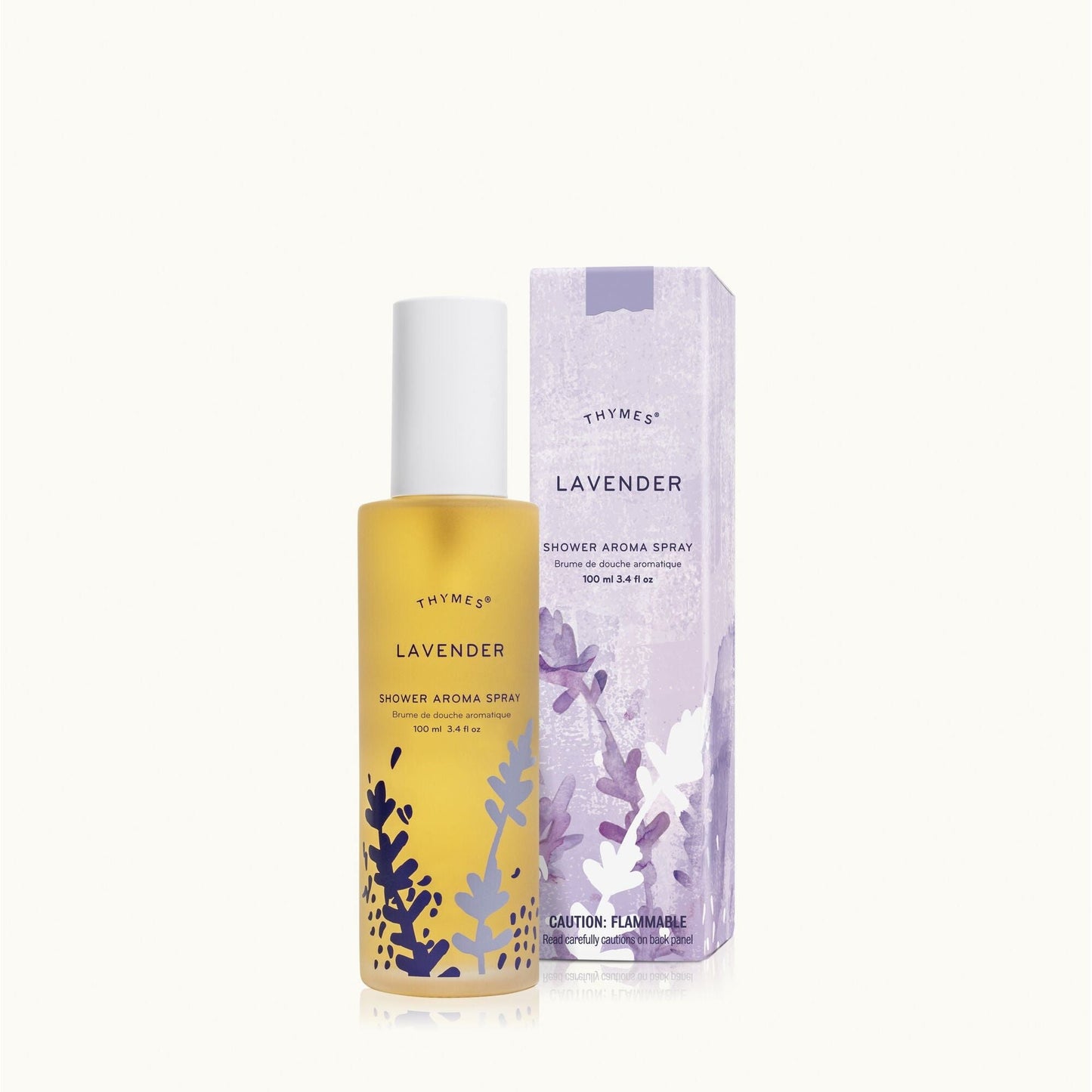 Thymes Lavender Shower Aroma Spray - 3.4 Oz