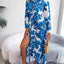 Tied Button Up Long Sleeve Dress - Korvel