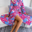 Tied Button Up Long Sleeve Dress - Korvel