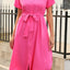 Vestido Camisero con Botones y Cinta