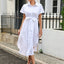 Vestido Camisero con Botones y Cinta