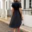 Vestido Camisero con Botones y Cinta
