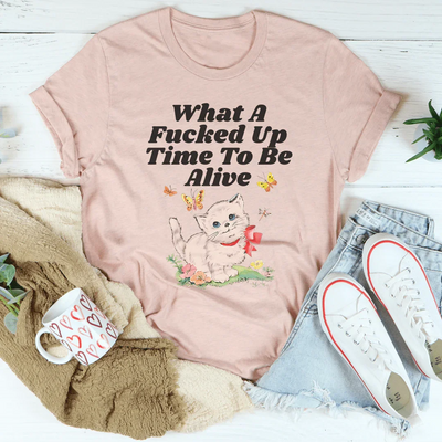Camiseta "Es hora de estar vivo"