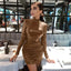 Timeless Elegance Leather Dress