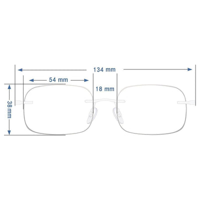 TiRef Titanium Eyeglasses - Lightweight & Durable