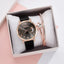 Conjunto de Reloj y Pulsera con Números de Luna