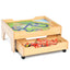 Children's Wooden Railway Set Table with 100 Pieces and Storage