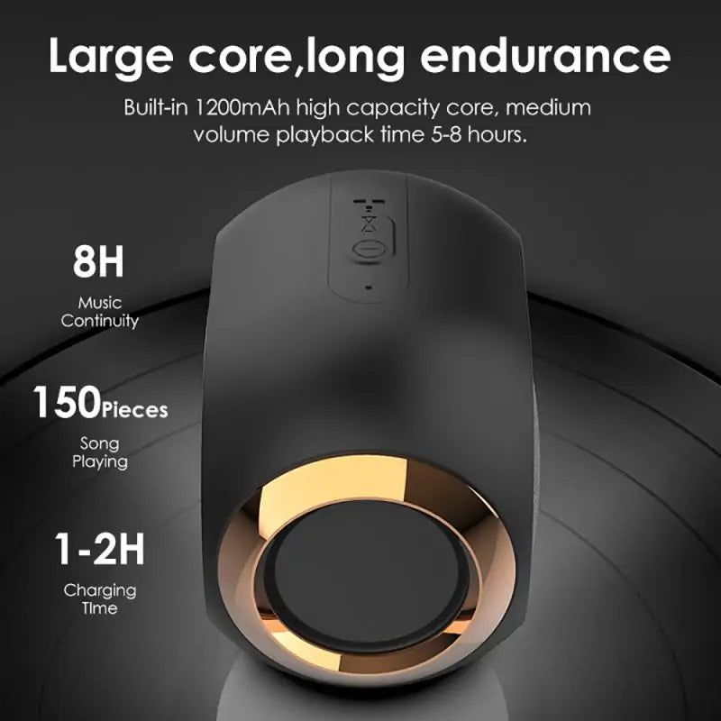 Enceintes Bluetooth Portables Little Golden Egg