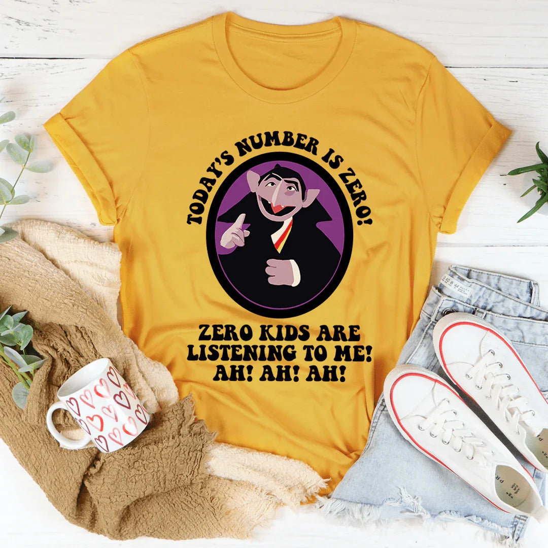 El número de hoy es Zero Tee