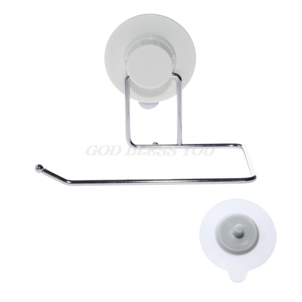 Premium Suction Cup Toilet Paper Holder - No Drill Installation for Bathroom & Kitchen - Korvel