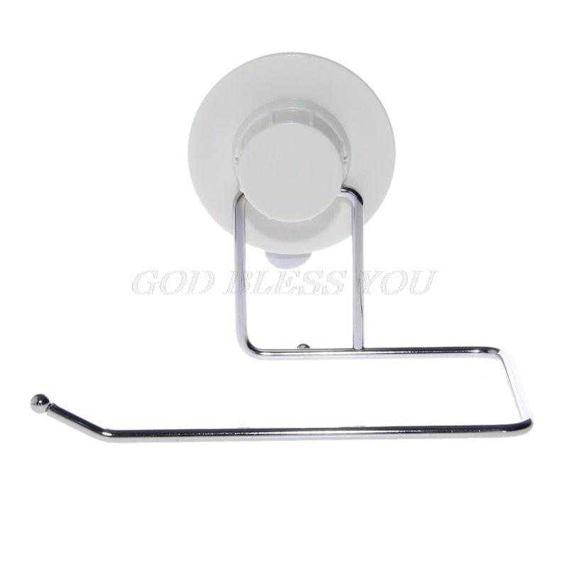 Premium Suction Cup Toilet Paper Holder - No Drill Installation for Bathroom & Kitchen - Korvel