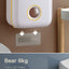 Soporte de Papel Higiénico de Pared Premium con Estante