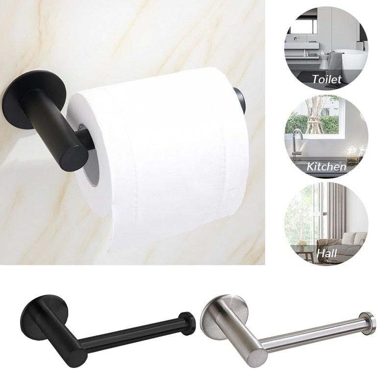 Soporte de Papel Higiénico de Acero Inoxidable Montado en la Pared Moderno