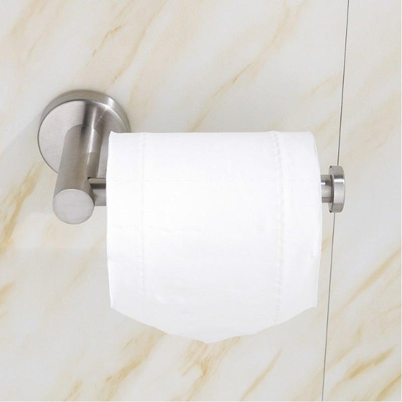 Soporte de Papel Higiénico de Acero Inoxidable Montado en la Pared Moderno
