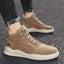 Tooling Boots Fashion Casual Sport Mans Shoe Students Four Seasons High Top Round Toe Wear-resistant Outdoor Desert Driving Boot - Korvel