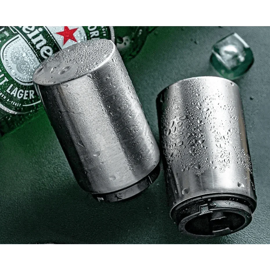 Automatic Stainless Steel Beer Bottle Opener with Magnet